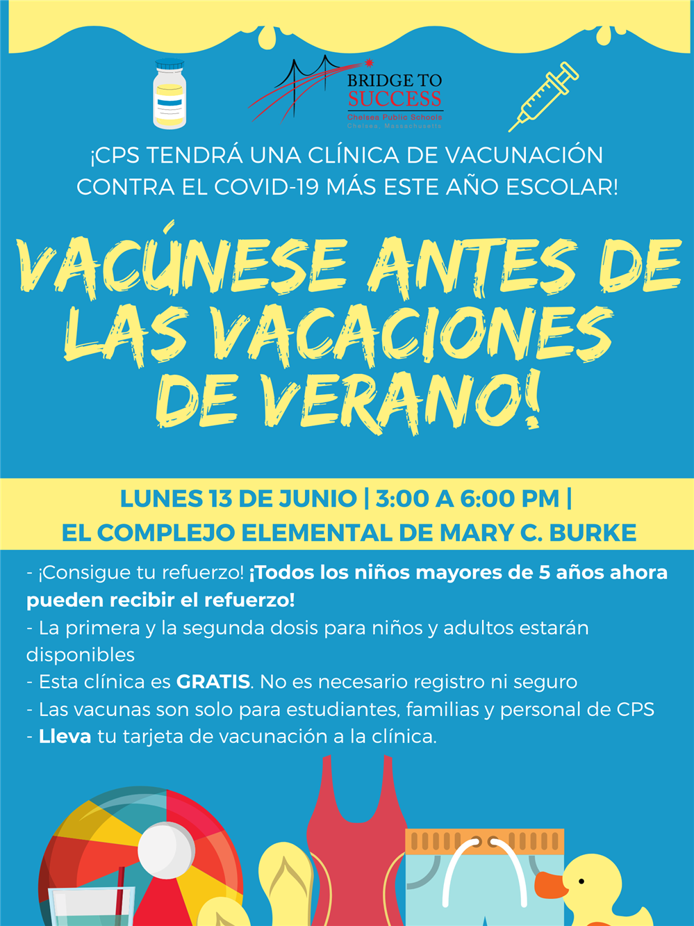 Clínica pediátrica de refuerzo de COVID-19 en el MCB Elementary Complex (13 de junio de 2022) Clínica pediátrica de refuerzo de COVID-19 en el MCB Elementary Complex (13 de junio de 2022)
